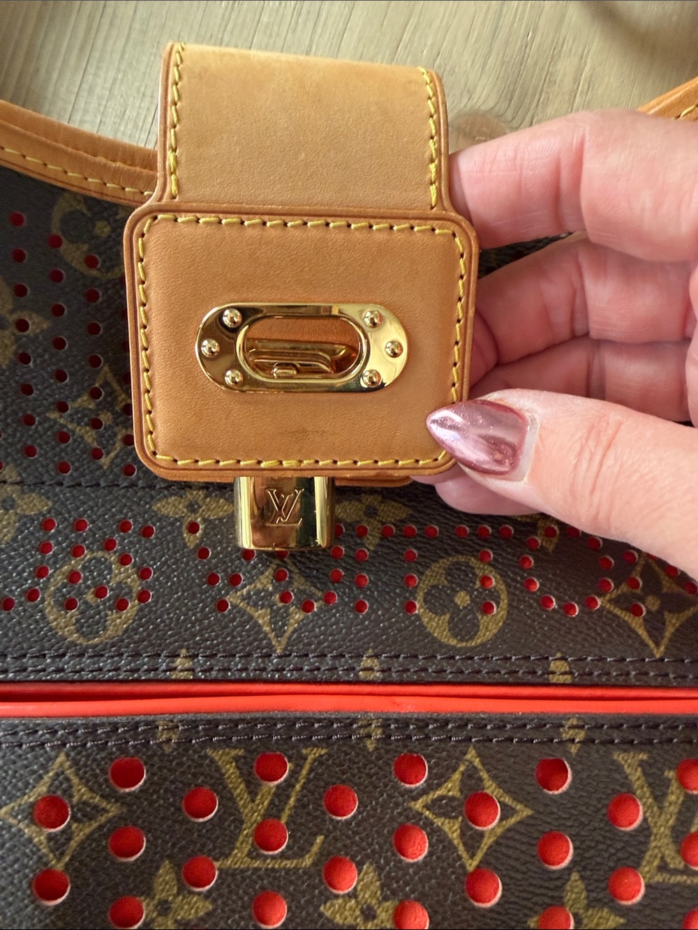 Louis Vuitton Monogram Perforated orig purchased from Von Maur trunk show - Picture 9 of 15